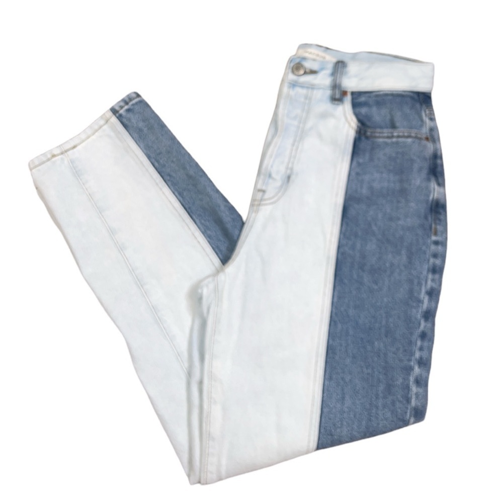 PacSun Two-Toned High Rise Straight Jeans